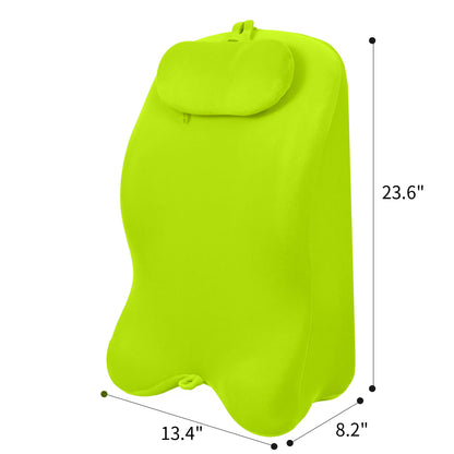 Dimensions of Ergonomic Spinal Posture Support Pillow - Memory Foam shown with height 23.6 inches, width 13.4 inches, and depth 8.2 inches.