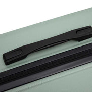 Hardshell Suitcase with Spinner Wheels ABS Luggage Sets Lightweight Durable Suitcase,8-Piece Set (20/24/28+portable handbag + 4 pieces storage bag set) , GREEN