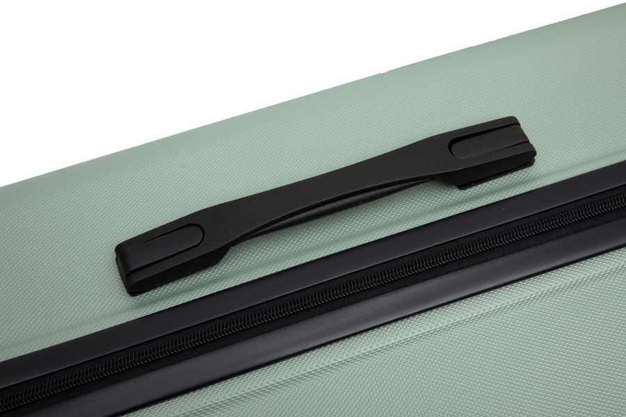 Hardshell Suitcase with Spinner Wheels ABS Luggage Sets Lightweight Durable Suitcase,8-Piece Set (20/24/28+portable handbag + 4 pieces storage bag set) , GREEN