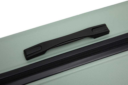 Hardshell Suitcase with Spinner Wheels ABS Luggage Sets Lightweight Durable Suitcase,8-Piece Set (20/24/28+portable handbag + 4 pieces storage bag set) , GREEN