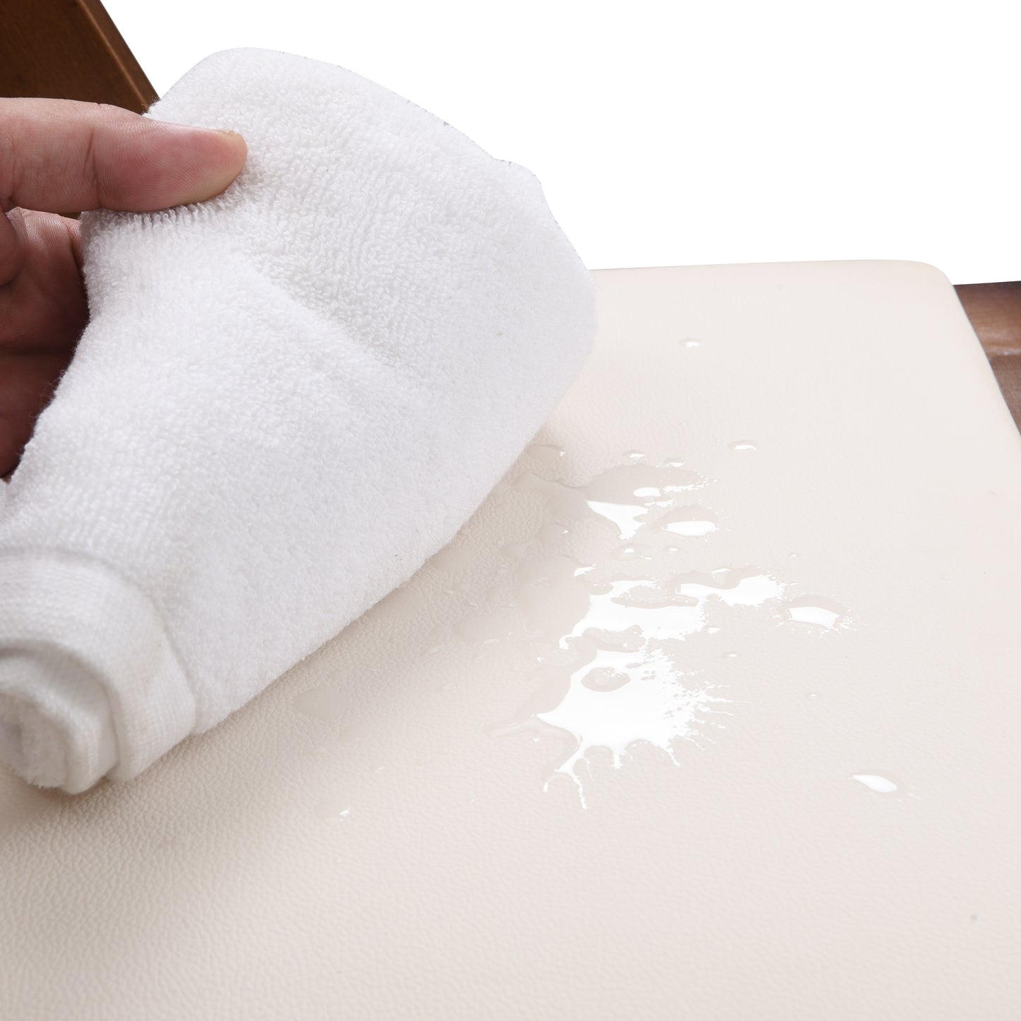 Solid Wood Upholstered Folding Chair Set - Space Saving & Easy to Carry - Walnut Shelf with Beige Cushion - 4PCS for Dining Room