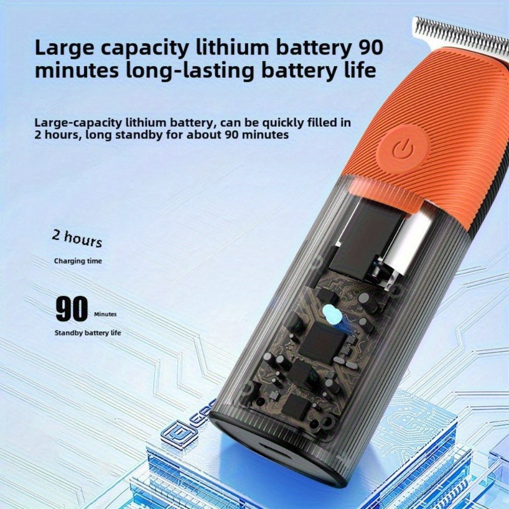 Men's Electric Hair Clipper Set Beard Beauty Set, Home USB Rechargeable Trimmer, Birthday Gift, Fashion Design, Smooth Shaving, Home Stylist, Men's Care