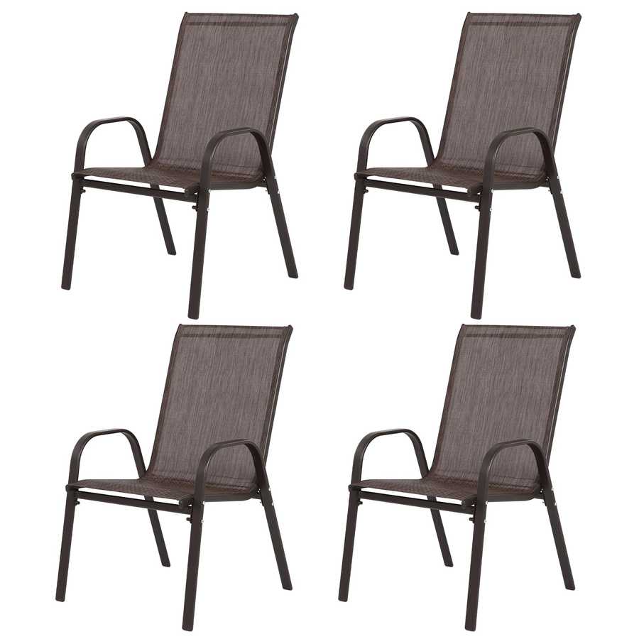 patio camping chairs set of 4