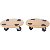 Furniture Moving Dolly, Heavy Duty Wood Rolling Mover with Wheels for Piano Couch Fridge Heavy Items, Securely Holds 500 Lbs (2pcs 15&