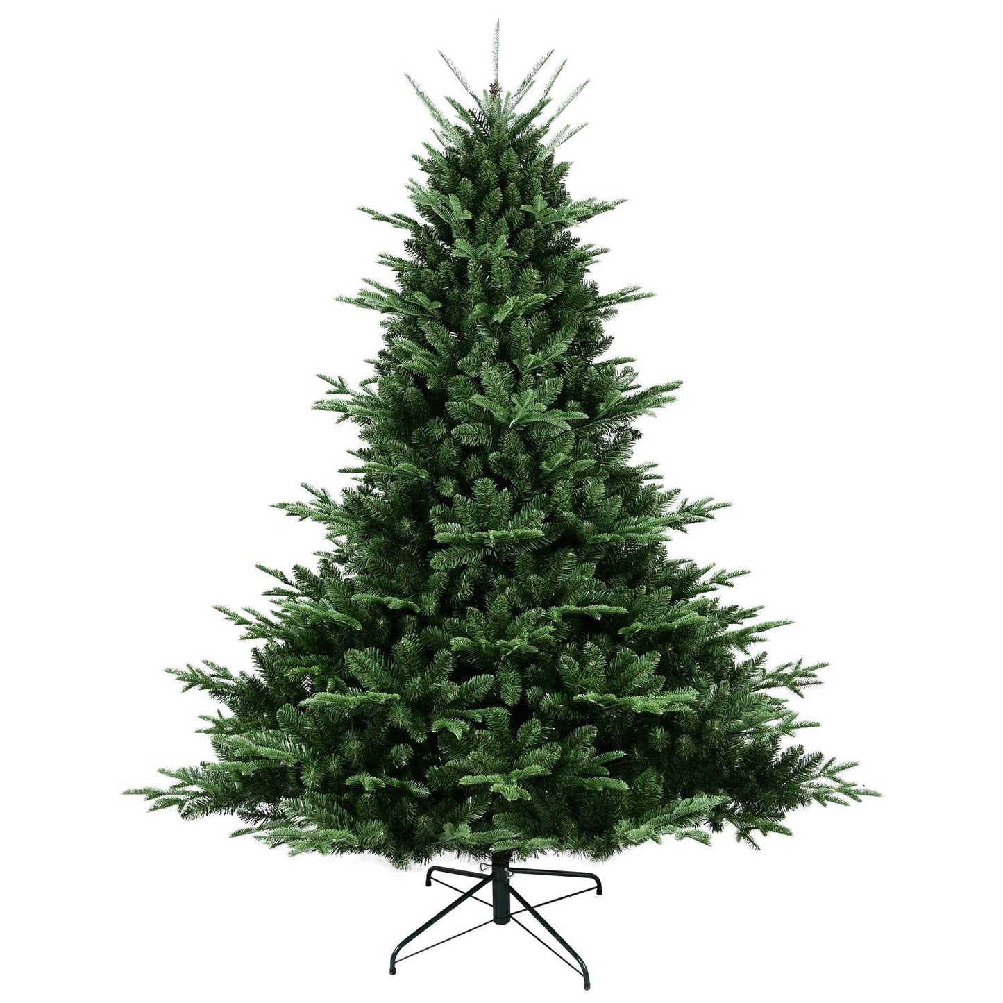 Full-Shaped 5FT Christmas Tree with 1129 Tips – PE/PVC Mixed Needles, Wide Base for Large Spaces, Hinged Structure for Easy Setup, Metal Stand for Strong Support*