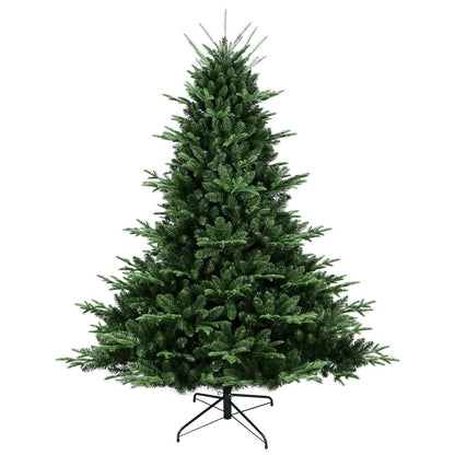 Full-Shaped 5FT Christmas Tree with 1129 Tips – PE/PVC Mixed Needles, Wide Base for Large Spaces, Hinged Structure for Easy Setup, Metal Stand for Strong Support*