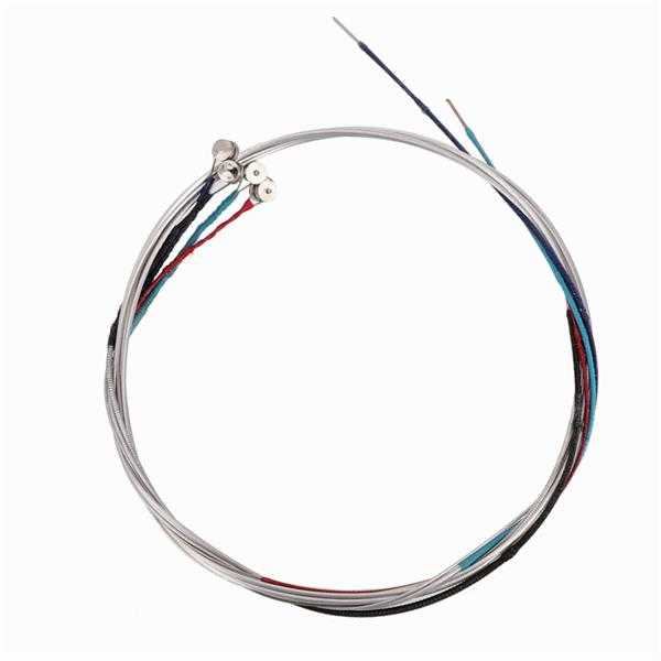 Violin strings with colorful windings for high-quality wound violin strings set