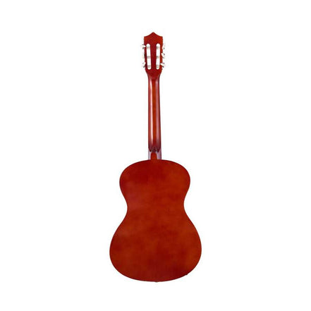 Back view of classical guitar with 37.8 inch height, 14 inch width, 3.5 inch depth, in arts and entertainment category