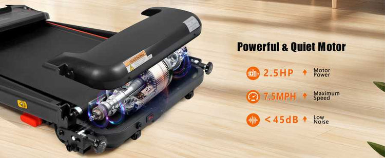 Powerful 2.5HP Quiet Motor with Low Noise and Speed Control