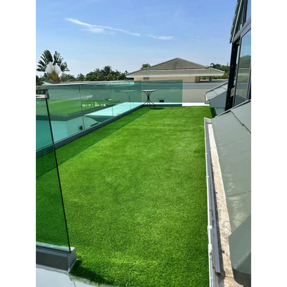 4FTX10FT Outdoor Artificial Grass Runner Rug, Thick Realistic Fake Grass Roll Decor Patio Balcony Garden Lawn, Dog Pets Turf Drain Mat, 1.38" Pile Height MLNshops]