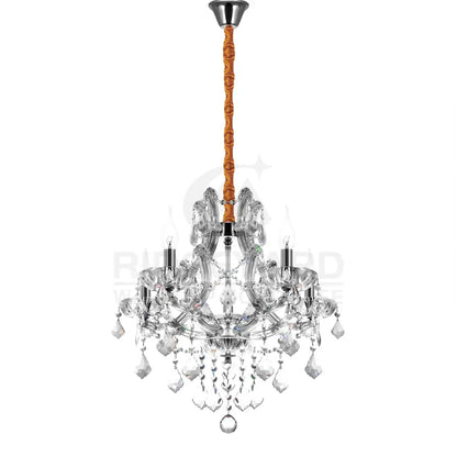 5 Lights Crystal Chandelier Light Fixture Crystal Ceiling Lamp With K9 Crystal MLNshops]