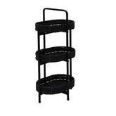 Modern 3-Tier Handwoven Side Table