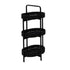 Modern 3-Tier Handwoven Side Table