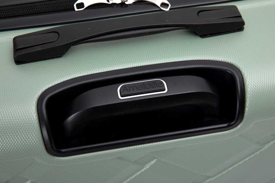 Hardshell Suitcase with Spinner Wheels ABS Luggage Sets Lightweight Durable Suitcase,8-Piece Set (20/24/28+portable handbag + 4 pieces storage bag set) , GREEN