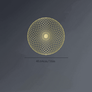 Geometric Wall Art Decor with Dimensions for Home