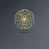 Geometric Wall Art Decor with Dimensions for Home