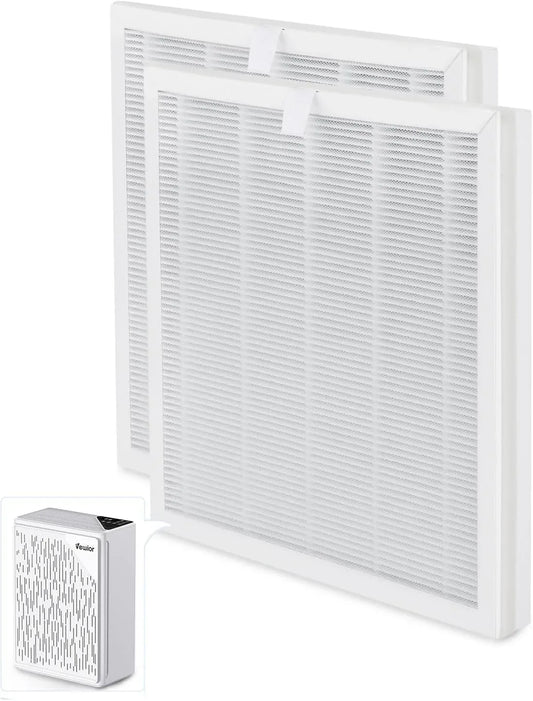 (2 PCS) VEWIOR H13 True HEPA Replacement Filter for ClearAir-A6 Air Purifier, Captures 99.97% Dust, Smoke, Pet Dander, Compatible with A6 Model Default Title