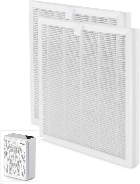 (2 PCS) VEWIOR H13 True HEPA Replacement Filter for ClearAir-A6 Air Purifier, Captures 99.97% Dust, Smoke, Pet Dander, Compatible with A6 Model Default Title