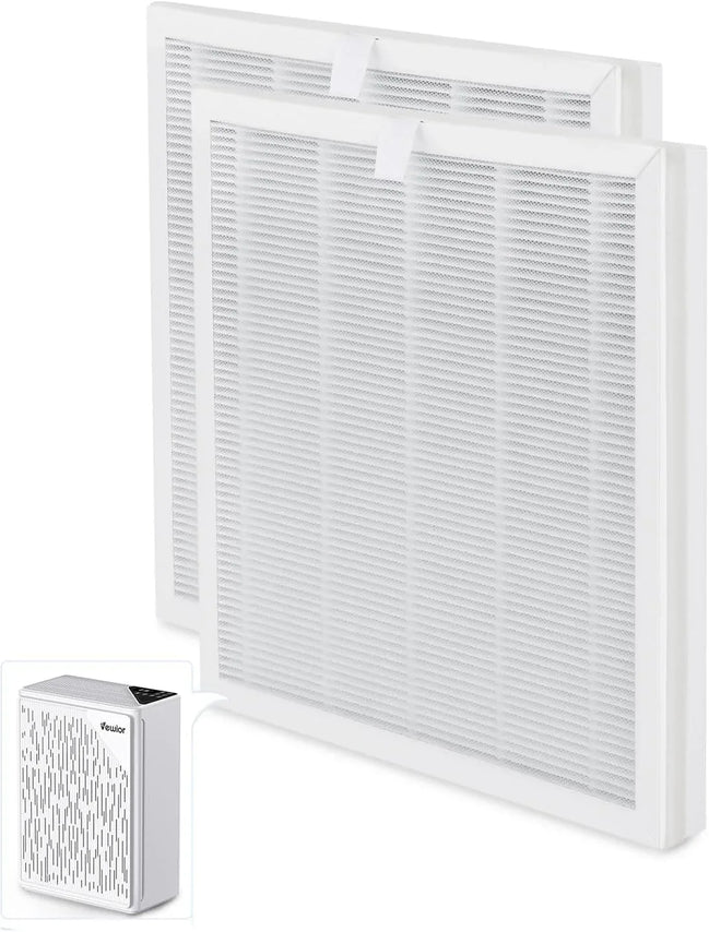 (2 PCS) VEWIOR H13 True HEPA Replacement Filter for ClearAir-A6 Air Purifier, Captures 99.97% Dust, Smoke, Pet Dander, Compatible with A6 Model Default Title