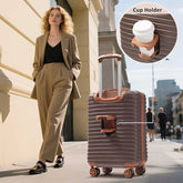 Hardshell Luggage Set with TSA Lock, 360° Spinner Wheels