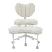 Front view of the Flexible Meditation Chair - Criss Cross Design with plush cushions and ergonomic backrest, perfect for yoga and meditation.