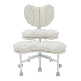 Front view of the Flexible Meditation Chair - Criss Cross Design with plush cushions and ergonomic backrest, perfect for yoga and meditation.