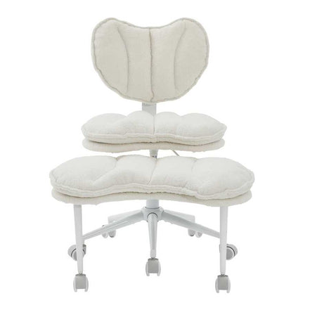 Front view of the Flexible Meditation Chair - Criss Cross Design with plush cushions and ergonomic backrest, perfect for yoga and meditation.