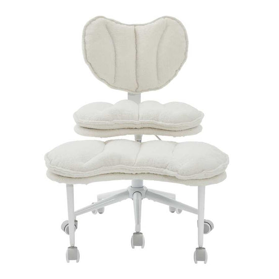 Front view of the Flexible Meditation Chair - Criss Cross Design with plush cushions and ergonomic backrest, perfect for yoga and meditation.