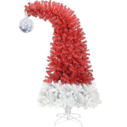 6FT Santa Hat Artificial Christmas Tree with LED Lights