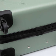 Hardshell Suitcase with Spinner Wheels ABS Luggage Sets Lightweight Durable Suitcase,8-Piece Set (20/24/28+portable handbag + 4 pieces storage bag set) , GREEN