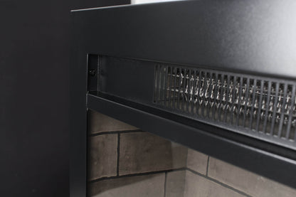 28 inch Electric Fireplace Insert, multicolored flames