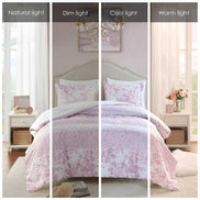 Twin XL floral duvet cover set