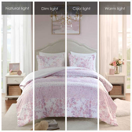 Twin XL floral duvet cover set