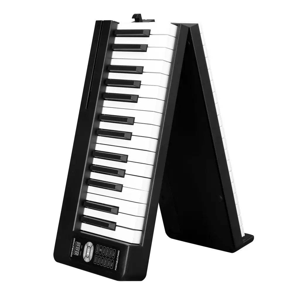 61 Key Semi-weighted Konix Keyboard Foldable Electric Digital Piano Support USB/MIDI with Bluetooth， Built-in Double Speakers MLNshops]