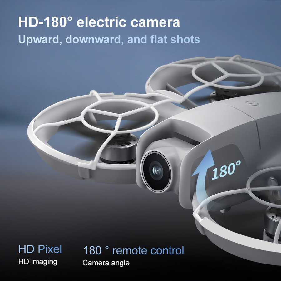 HD-180° electric camera with 180° remote control feature on a dark background
