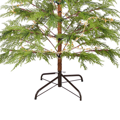 6ft Realistic LED Christmas Tree with Metal Stand - 612 Tips