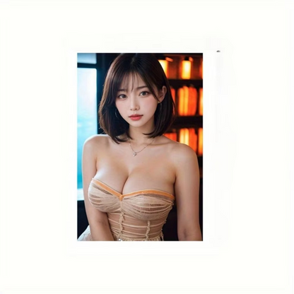 Stylish Women Wall Art Aluminum Tin Sign with vibrant colors and clean white border, perfect for novelty wall decor.