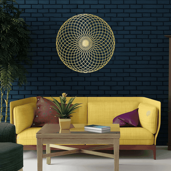 Geometric Wall Art Decor for Modern Living Room