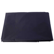 Folded black salon cape made of durable material, ideal accessory for Heavy Duty Hydraulic Barber Chair in professional salons.