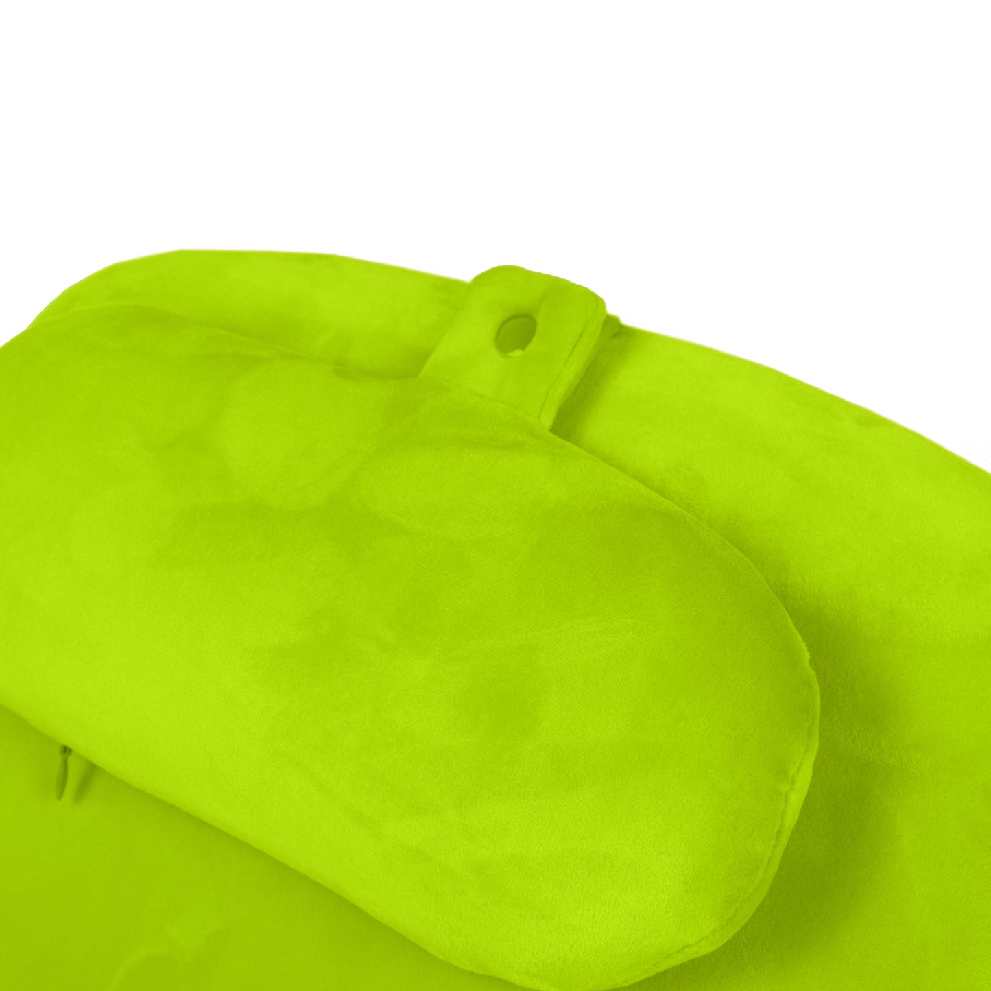 Close-up of the adjustable headrest on the Ergonomic Spinal Posture Support Pillow - Memory Foam, offering neck support and customizable comfort.