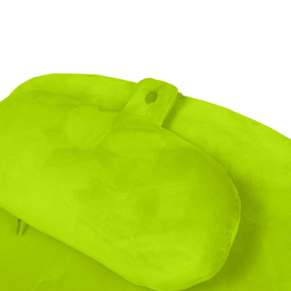 Close-up of the adjustable headrest on the Ergonomic Spinal Posture Support Pillow - Memory Foam, offering neck support and customizable comfort.