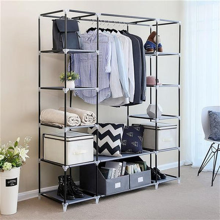 Sturdy 69" Portable Clothes Closet Wardrobe | MLNshops