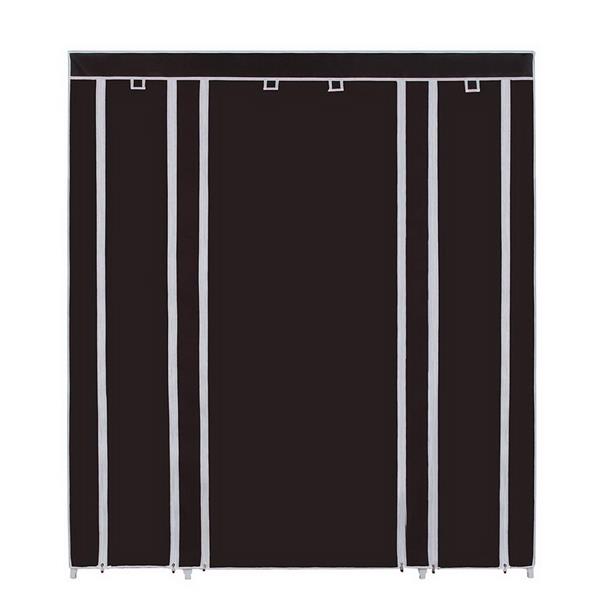 69" Portable Clothes Closet Wardrobe Storage Organizer