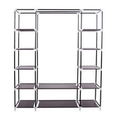 69" Portable Clothes Closet Wardrobe Storage Organizer