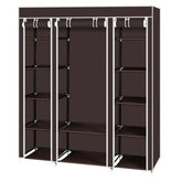 69" Portable Clothes Closet Wardrobe Storage Organizer