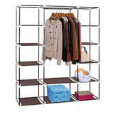 69" Portable Clothes Closet Wardrobe Storage Organizer
