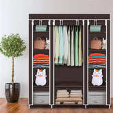 69" Portable Clothes Closet Wardrobe Storage Organizer