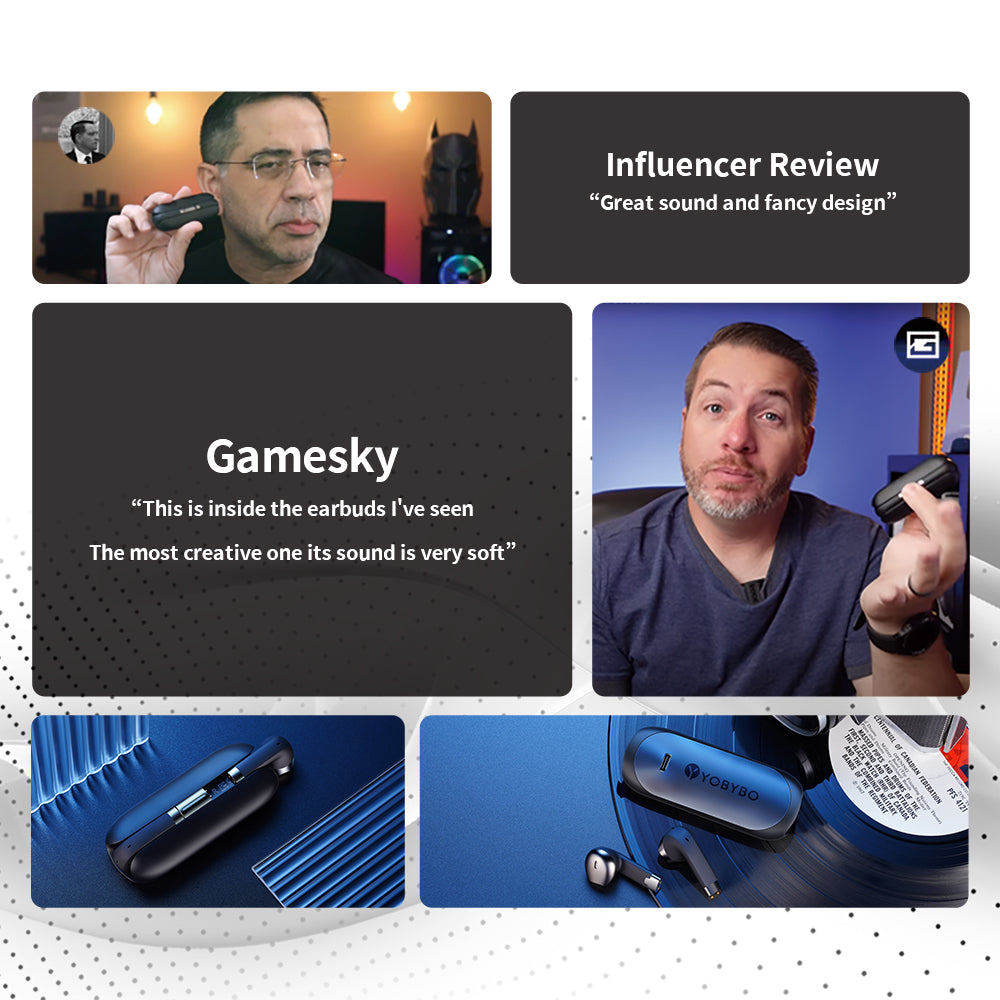 X-BOAT+ Wireless Earbuds 35H Playback BT5.3 ENC Noise Cancelling 13mm Driver IF Award Metal Case Black