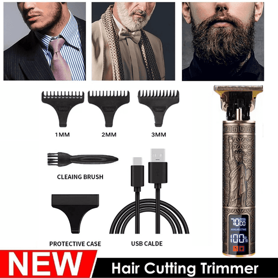 Cordless Hair Clippers for Men - Professional Trimmer