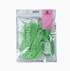 Green scrubs in a clear package